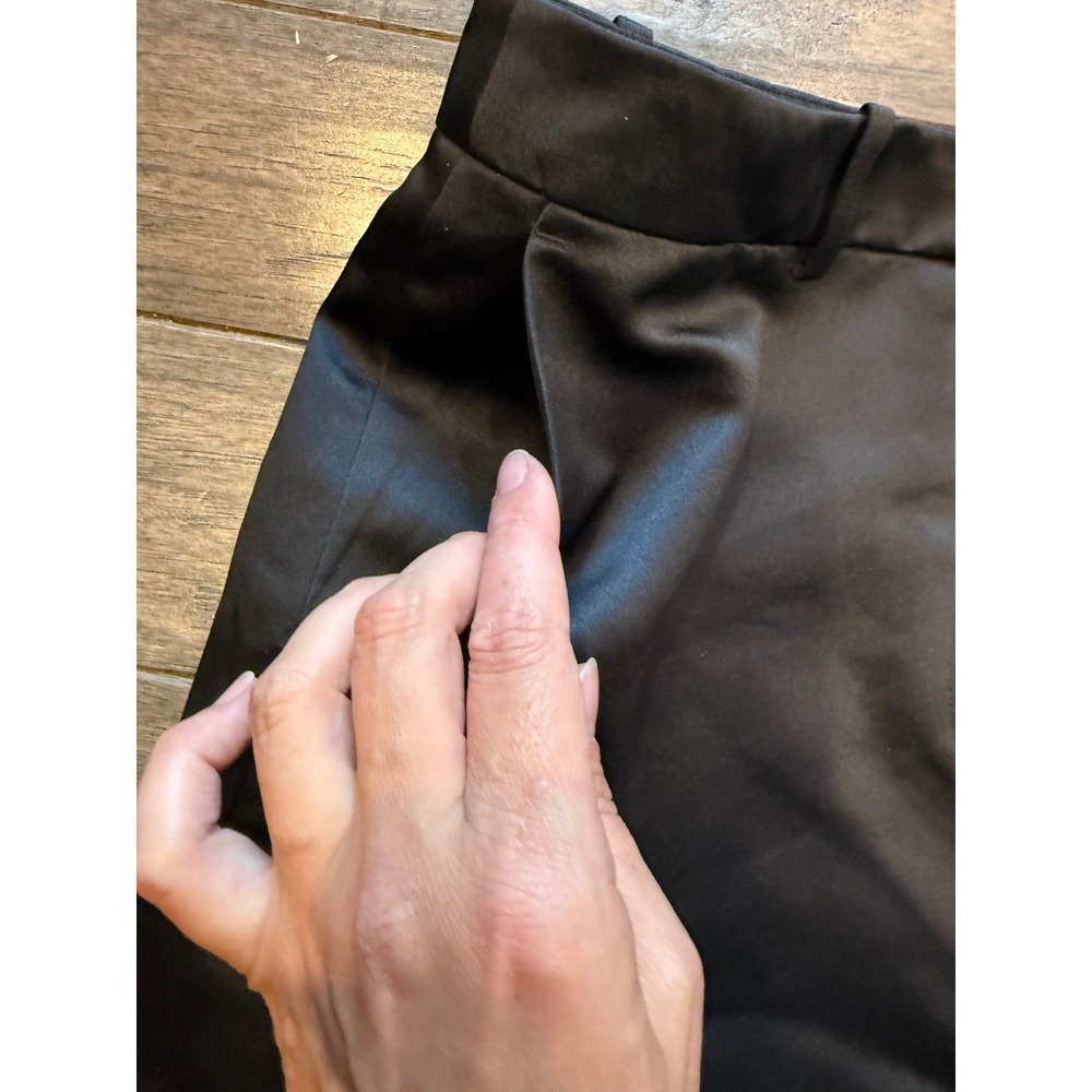 J.Crew Pencil Skirt Women 10 Black Satin Finish Professional Workwear BK0001 - Picture 5 of 9